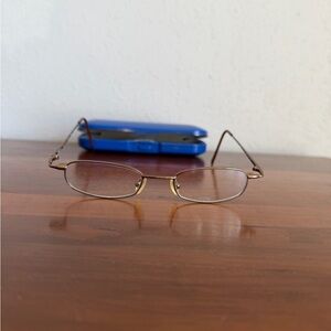 Blue Moon Brown Eye Glasses Eyewear BM315 140mm Frames Full Rim Eclectic Grandpa